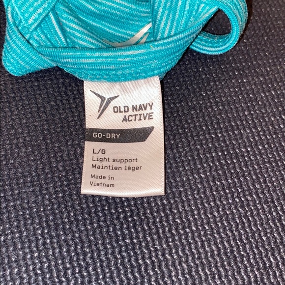 Teal Old Navy Sports Bra - Picture 3 of 3